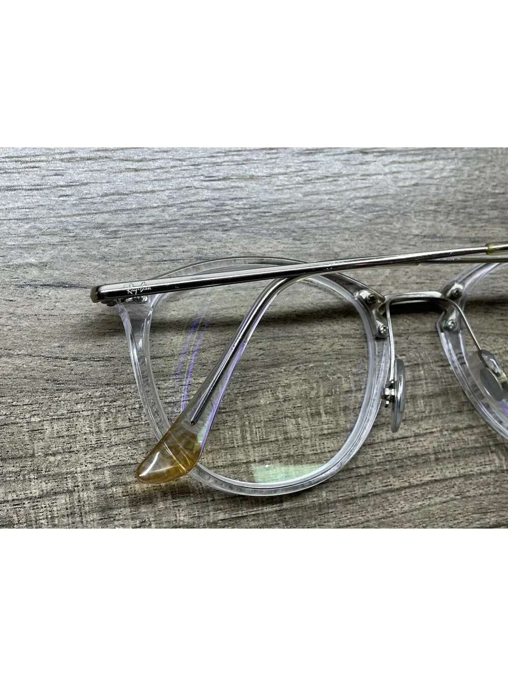 Ray-Ban RB 7140 2001 Eyeglasses Frame Crystal 51-20-150 FRAMES ONLY *See Photos